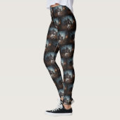 Engelse Springer Spaniel Halloween Scary Leggings (Links)