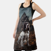 Engelse Springer Spaniel Halloween Scary Schort (Insitu)