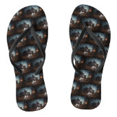 Engelse Springer Spaniel Halloween Scary Teenslippers (Voetbed)