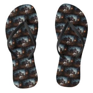 Engelse Springer Spaniel Halloween Scary Teenslippers