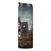 Engelse Springer Spaniel Halloween Scary Thermosbeker (Geroteerd rechts)