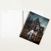 Engelse Springer Spaniel Halloween Verschrikkelijk Planner (Display)