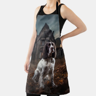 Engelse Springer Spaniel Halloween Verschrikkelijk Schort