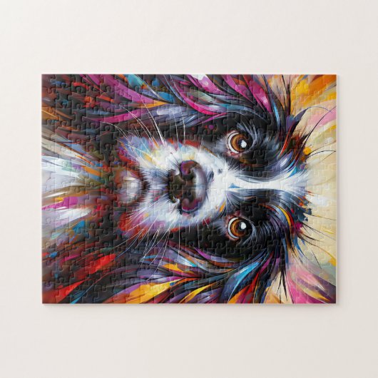 Engelse Springer Spaniel Hond Acryl Art Print Legpuzzel (Horizontaal)