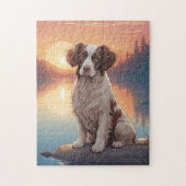 Engelse Springer Spaniel hond Legpuzzel (Verticaal)