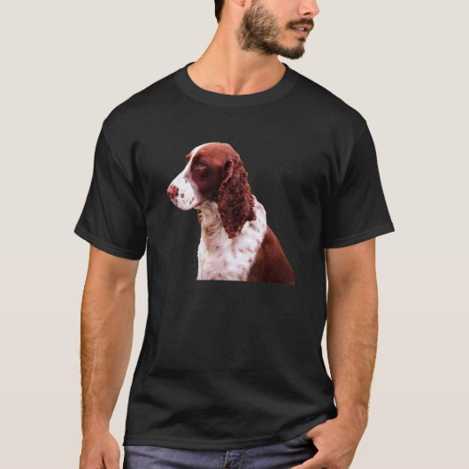 Engelse Springer Spaniel hond T-shirt (Voorkant)