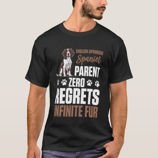 Engelse Springer Spaniel hond T-shirt (Voorkant)