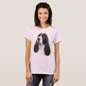 Engelse Springer Spaniel Hond T-shirt (Voorkant volledig)