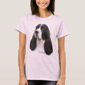 Engelse Springer Spaniel Hond T-shirt (Voorkant)