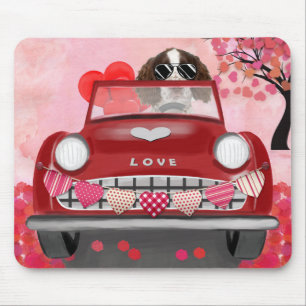 Engelse Springer Spaniel Honden Hartjes Valentijns Muismat