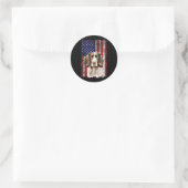 Engelse Springer Spaniel Hondenliefhebber Amerikaa Ronde Sticker (Tas)