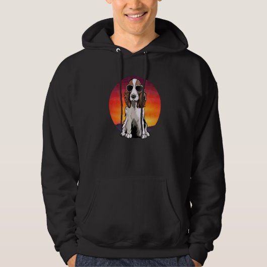 Engelse Springer Spaniel Hondenras 1 Hoodie (Voorkant)