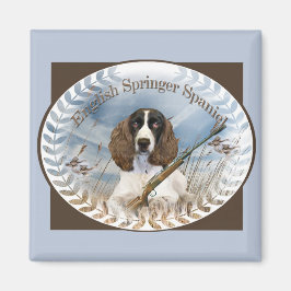 Engelse Springer Spaniel Hunts Magnet