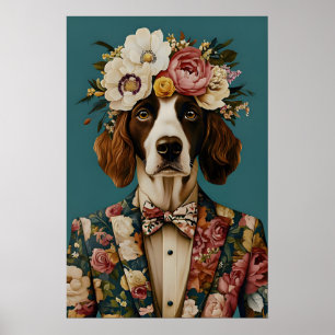 Engelse Springer Spaniel in pak poster, Springer Poster
