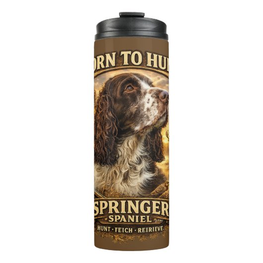 Engelse Springer Spaniel Jachthond Thermosbeker (Voorkant)