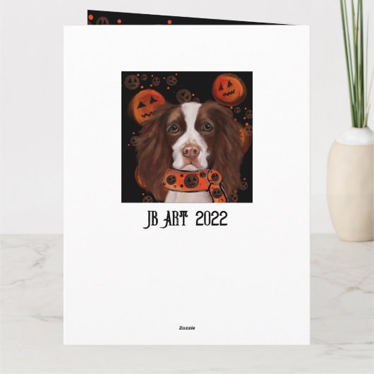 Engelse Springer Spaniel Kaart (Achterkant)