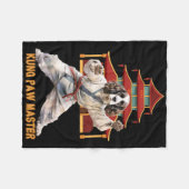 Engelse Springer Spaniel Karate Martial Arts Hond Fleece Deken (Voorkant (Horizontaal))