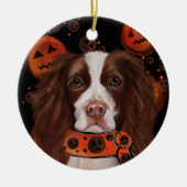 Engelse Springer Spaniel        Keramisch Ornament (Voorkant)