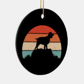 Engelse springer spaniel keramisch ornament (Rechts)