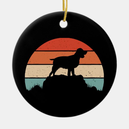 Engelse springer spaniel keramisch ornament (Voorkant)