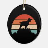 Engelse springer spaniel keramisch ornament (Links)