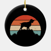 Engelse springer spaniel keramisch ornament (Achterkant)