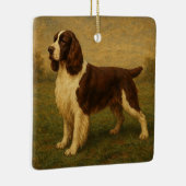 Engelse Springer Spaniel Keramisch Ornament (Rechts)