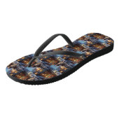 Engelse Springer Spaniel Kerst Feestelijke Periode Teenslippers (Schuin)