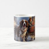 Engelse Springer Spaniel Kerst Seizoen Koffiemok (Center)