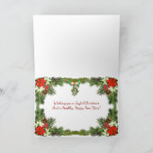 Engelse Springer Spaniel kerstkaart Feestdagen Kaart (Binnen)