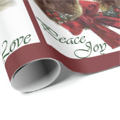 Engelse Springer Spaniel Kerstmis Cadeaupapier (Rol Hoek)