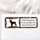 Engelse Springer Spaniel Kerstmis Etiket (Insitu)