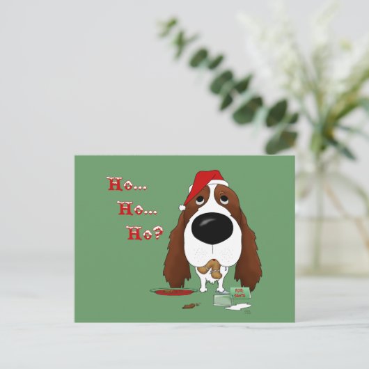 Engelse Springer Spaniel Kerstmis Feestdagenkaart (Staand voorkant)