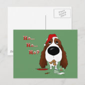 Engelse Springer Spaniel Kerstmis Feestdagenkaart (Voorkant / Achterkant)