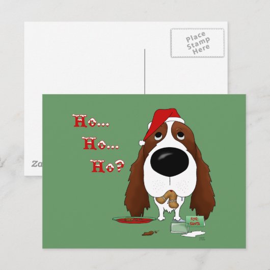 Engelse Springer Spaniel Kerstmis Feestdagenkaart (Voorkant / Achterkant)