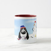 Engelse Springer Spaniel Kerstmis Mok (Midden)