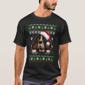 Engelse Springer Spaniel Kerstmis Oegly Sweater Do T-shirt (Voorkant)