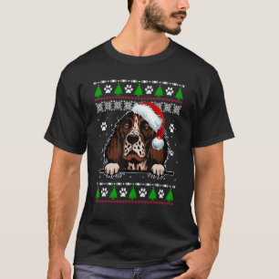 Engelse Springer Spaniel Kerstmis Oegly Sweater Do T-shirt