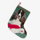 Engelse Springer Spaniel kerststaart Kleine Kerstsok (Voorkant (Hangend))