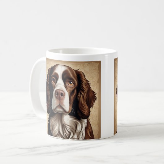 Engelse springer spaniel koffiemok (Voorkant links)