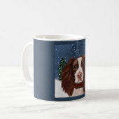 ENGELSE SPRINGER SPANIEL KOFFIEMOK (Voorkant links)