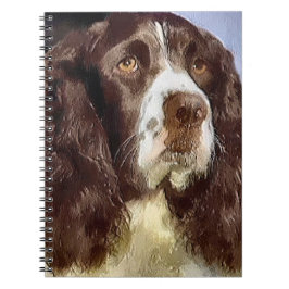 Engelse Springer Spaniel Kunst Notitieboek
