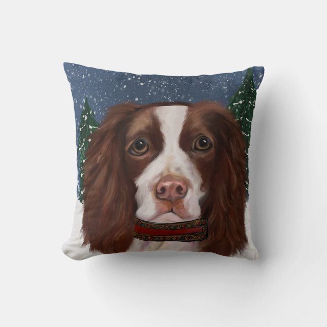 ENGELSE SPRINGER SPANIEL KUSSEN (Voorkant)
