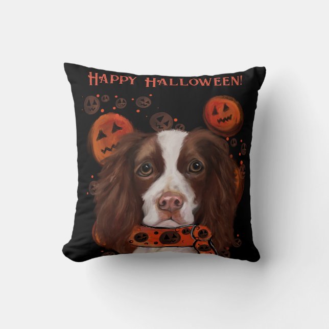 Engelse Springer Spaniel Kussen (Voorkant)