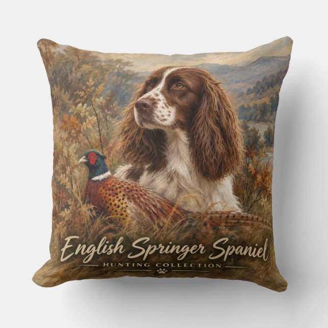 Engelse Springer Spaniel  Kussen (Voorkant)