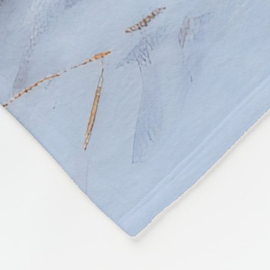 Engelse Springer Spaniel Laat het Sneeuwen Kerstmi Fleece Deken (Hoek)