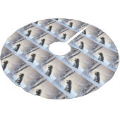 Engelse Springer Spaniel Laat het sneeuwen Kerstmi Kerstboom Rok (Gekanteld)