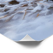 Engelse Springer Spaniel Laat het sneeuwen Kerstmi Perfect Poster (Hoek)