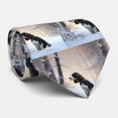 Engelse Springer Spaniel Laat het sneeuwen Kerstmi Stropdas (Opgerold)