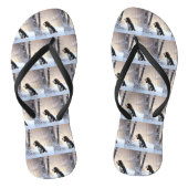 Engelse Springer Spaniel Laat het sneeuwen Kerstmi Teenslippers (Voetbed)